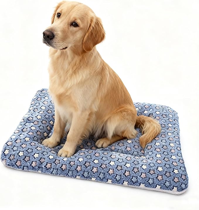 Dog Bed Mat - Crate Pad - Soft Dog Kennel - Multi-Purpose Crate Bed for Dogs & Cats