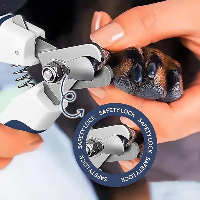 Brooklyn Pet Gear BPG Pet Grooming Tools for Dogs & Cats- Pet Nail Clippers Stainless Steel Nail Trimmer with Safety Guard & Non-Slip Grip