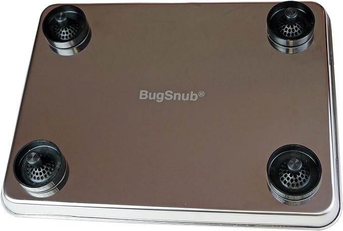 BugSnub Legs for Trays (4 Pack)- Waterless, Moat Free Cat and Dog Food Tray Legs for Crawling Pest Free Pet Food Feeding Station, Kitchen Sweets and Trash, Ant Free Platform Legs.