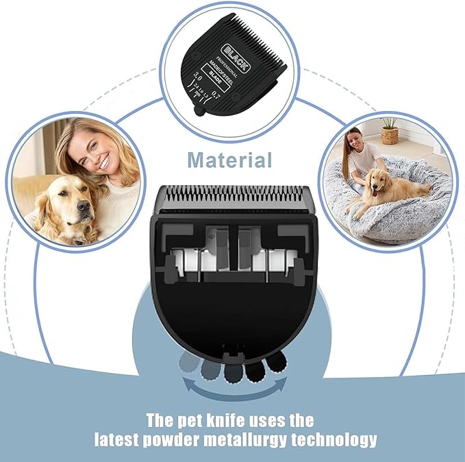 colorski 1PCS Adjustable 5 in 1 Replacement Blades Compatible with Wahl 5 in1 Clipper Bravura, Chromado, Creativa, Figura, Motion, Supergroom Dog Grooming Clippers (Black)