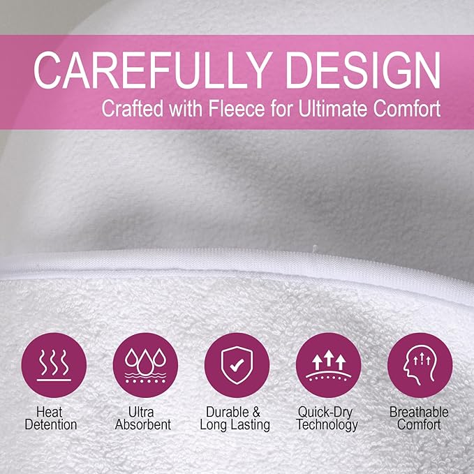 Car Seat Towel Covers Front Seats Protector for Gym and Workout, Automotive Washable Driver Cars Seat Sweat Cover for Dog, Compatible with Tesla Model Y Juniper/3/X/S (Fleece White, 1Pcs)