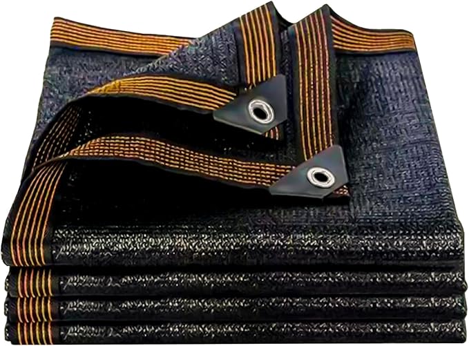 QLOFEI Shade Cloth for Garden, 70% Sun Screens for Patio Pergola Outdoor, Easy to Hang Mesh Tarp Shade Cloth with Grommets, Sunblock Neting Cover for Kennel Chicken Coop Plant, 30x30 FT