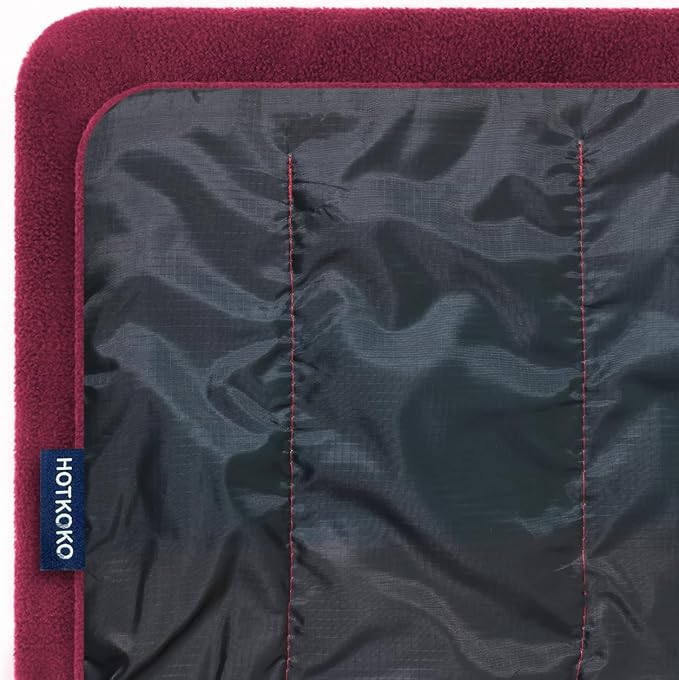 Hooded Stadium Blanket, Waterproof Fleece Wearable Camping Blanket