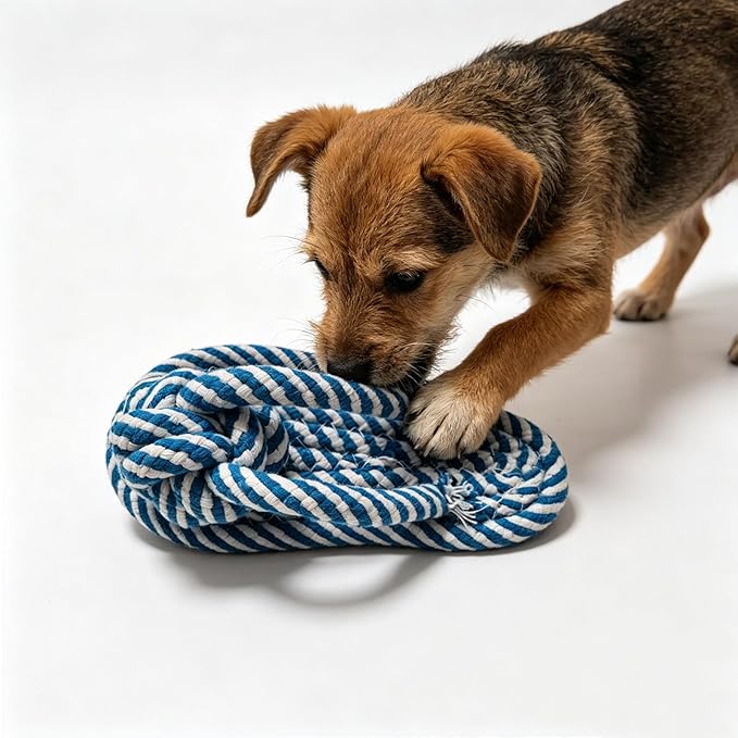 Dog Toys Puppy Teething Chew Toys,Dog Chew Toys Rope Toys,Cat Chew Toys,Safe Braided Rabbit Toys Healthy Gift (Slippers)