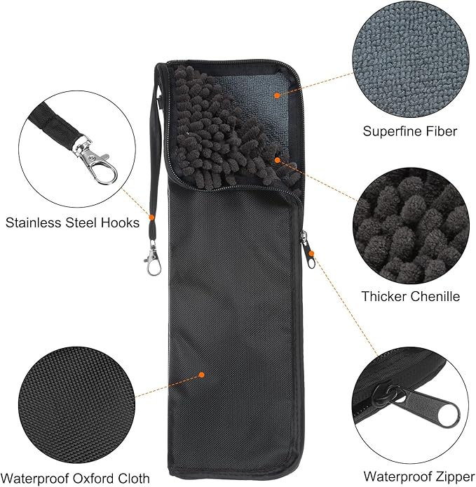 HARFINGTON Umbrellas Bags for Wet Travel Umbrellas Portable Cover Carry Storage Sleeve for Compact Folding Umbrellas Travel Home Outdoor