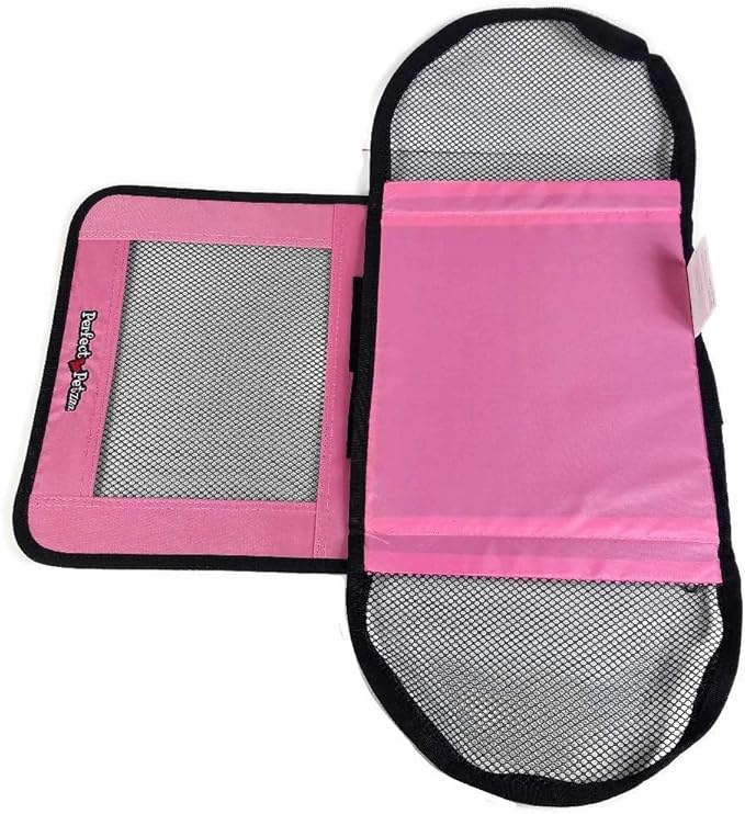 Perfect Petzzz Tote for Lifelike Stuffed Interactive Pet Dogs and Cats, Nylon and Mesh Toy Carrier for Pet Animals, Zippered Carrying Case Accessory (Pink)