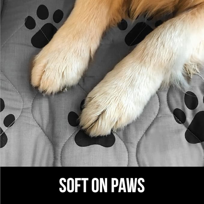 GORILLA GRIP Washable Puppy Pads, Slip Resistant Dog Crate Mat, Waterproof Cloth Pee Pad for Training Puppies in Playpen, Reusable Pet Incontinence Blanket, Protects Sofa, Furniture, Floors, 22x16