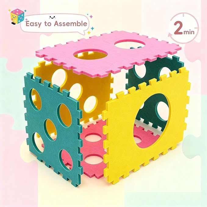 41 Pcs Interactive Cat Toys for Indoor Cats, Kitten Toys with Cute Cat House Bed, Catnip Toys, Chew Rope, Feather Wand, Springs and Balls for Indoor Kittens