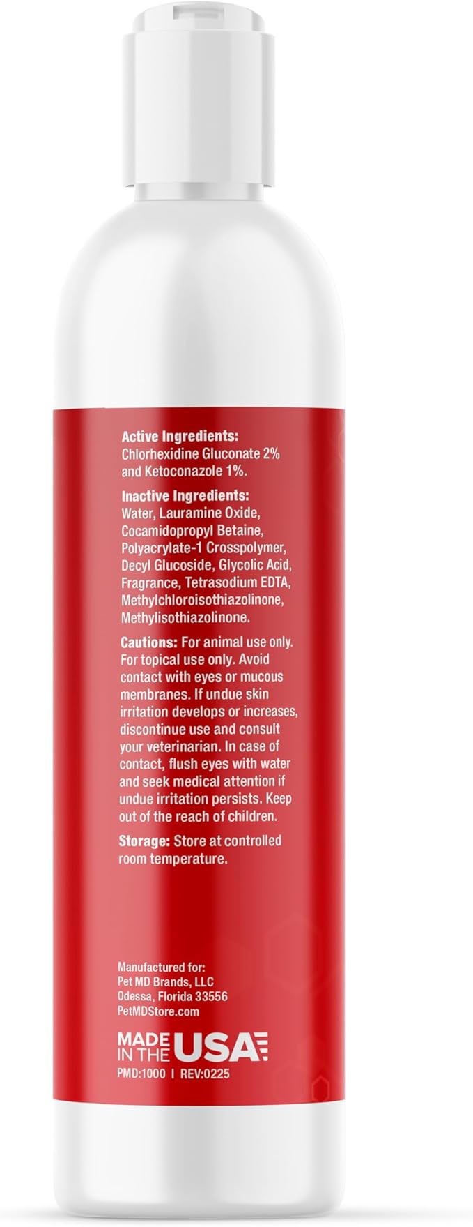 Pet MD - Topical Shampoo for Dogs, Cats and Horses - Soap and Paraben Free - 8 oz