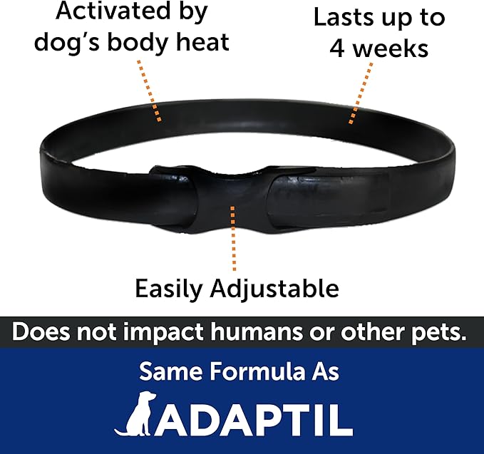 ThunderEase Calming Anti Anxiety Pheromone Collar for Dogs (Small)