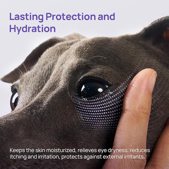 HICC PET Dog Eye Gel, Vet-Recommended Dog Eye Infection Treatment, Cat Eye Drops Wash, Soothes Irritation, Moisturizes Dry Eyes, Pet Eye Drops Ointment Alternative for Dogs, Cats, Horses. 2 fl oz