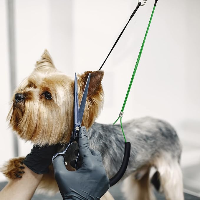 Pet Grooming Loops and Supplies - Dog Belly Loop Restraint No Sit Haunch Holder for Arm and Table, Sturdy Noose Loop for Small Medium Large Dogs
