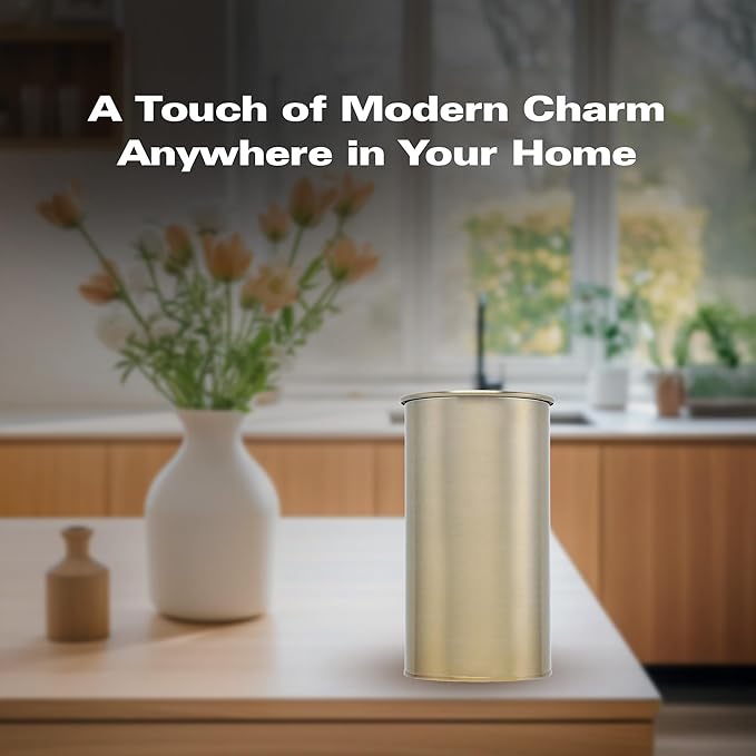 TEKHEUTEN Wipe Holder for Kitchen/Bathroom Counter, Disinfectant Wipe Container, Modern Kitchen Decor, Vintage Countertop Wipe Storage Organizer Caddy, with Gold Finish