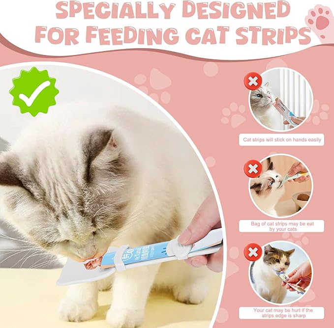 Yummy Sam 5 Pcs Pet Food Can Lids & Spoons Set, Including Wet Food Storage Can Covers for Multiple Sizes Pet Food Cans, Cat Can Opener, Cat Strip Feeder Spoon and Cat Spoons for Wet Food (Grey)