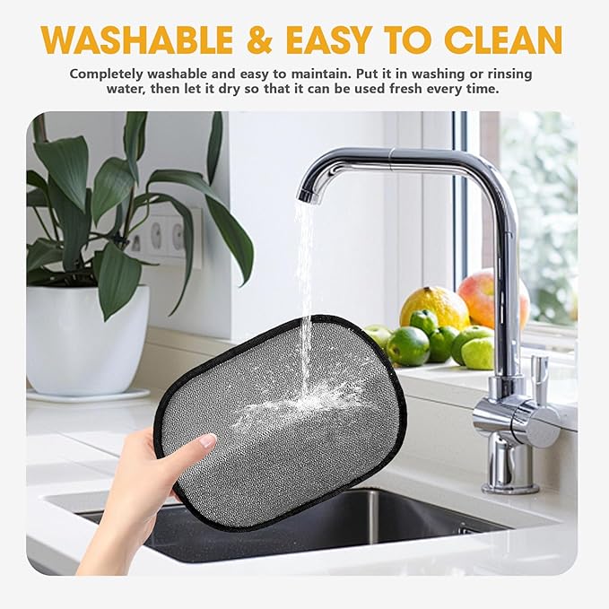 Pet Hair Removal Glove 2 Pack – Magic Gloves for Pet Hair, Dog & Cat Hair Remover, Reusable Pet Hair Removal Tool with Shell Comb for Sofa, Bed, Car, Bedroom & Living Room