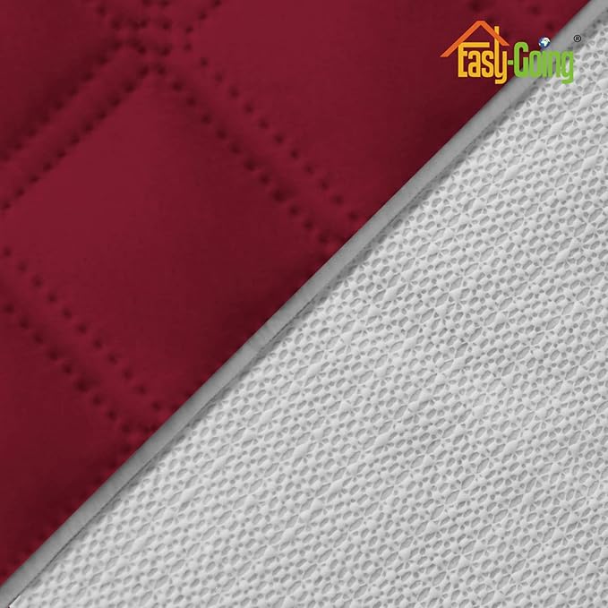 Easy-Going Sofa Slipcover Waterproof Couch Cover for 3 Cushion Couch Sofa Cover Furniture Protector Cover Pets Covers Washable Non-Slip Fabric Pets Kids Children Dog Cat (Sofa, Christmas Red)