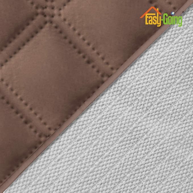 Easy-Going Sofa Slipcover Waterproof Couch Cover for 3 Cushion Couch Sofa Cover Furniture Protector Cover Pets Covers Washable Non-Slip Fabric Pets Kids Children Dog Cat (Sofa, Brown)