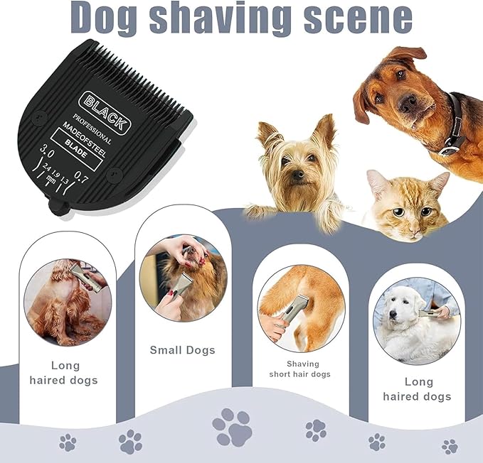 colorski 1PCS Adjustable 5 in 1 Replacement Blades Compatible with Wahl 5 in1 Clipper Bravura, Chromado, Creativa, Figura, Motion, Supergroom Dog Grooming Clippers (Black)
