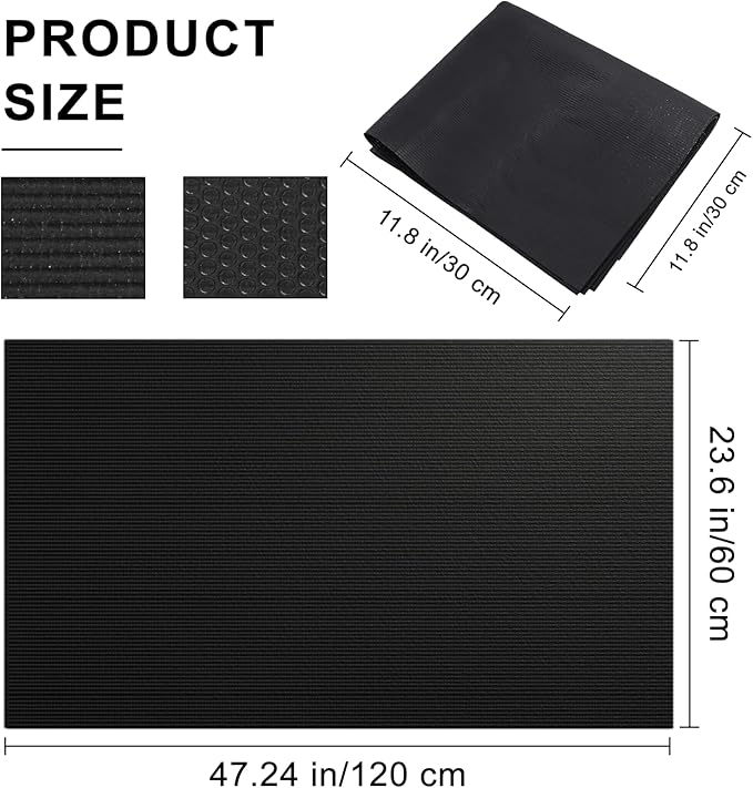 Pet Crate Floor Protection Mat, Mat for Under Dog Crate, 23.6" x 47.2" XL Cut to Fit Design Washable Floor Covering Reusable Waterproof Non Slip Rug Whelping Pad for Pet (X-Large)