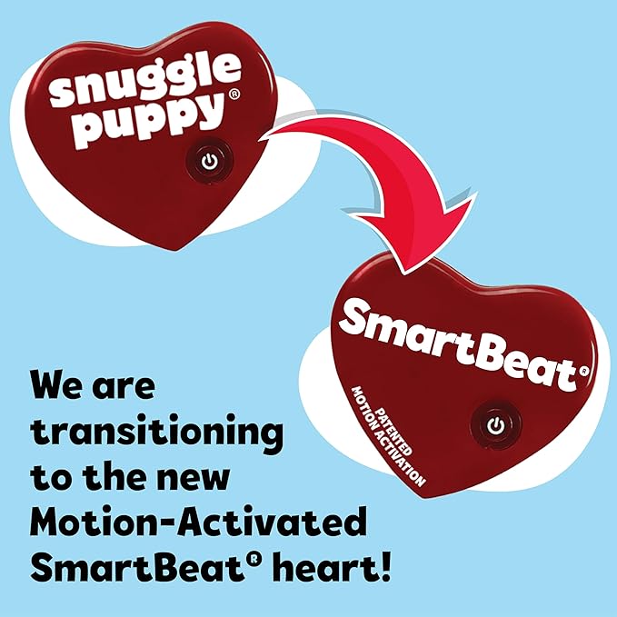 Original Snuggle Puppy Toys for Small Breeds - Heartbeat Puppy for Dogs - Pet Anxiety Relief and Calming Aid - Comfort Dog Toys for Behavioral Training. Heat Pack not Included