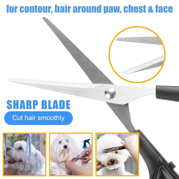 Aiolpy Pet Grooming Kit – Shedding Slicker Brush & Bath Massage Tool for Dogs, Cats, Puppies & Rabbits | Gentle, Easy-Clean Design for Healthy Coats & Relaxing Grooming