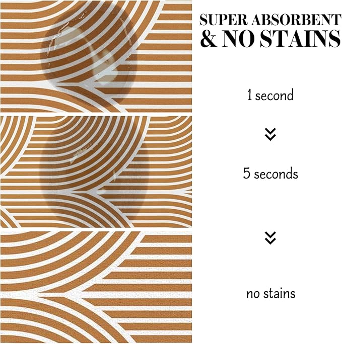 Dog Food Mats for Floors, Absorbent Dog Bowl Mat for Food and Water Dispenser Mat, Quick Dry Cat Food Mat Pet Supplies