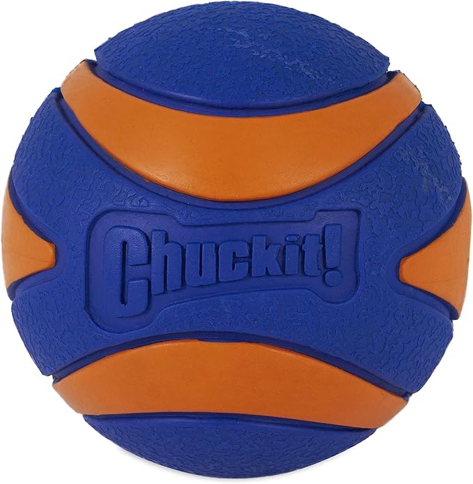 Chuckit! Ultra Squeaker Balls for Dogs, Floating Water Pet Toys, Durable Rubber Pet Toy, Bouncy Squeaky Fetch Balls for Dogs, Pack of 24, Medium (2.5")