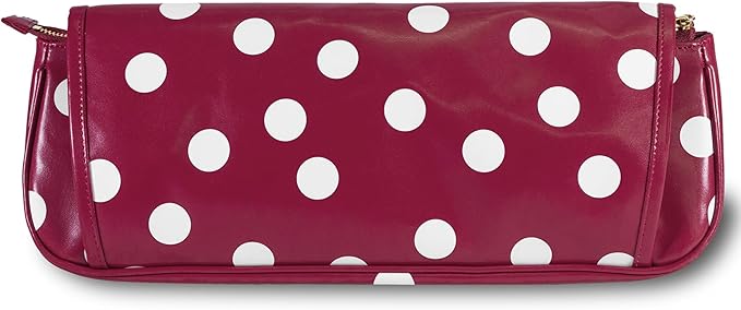 kate spade new york Hair Styling Tools Organizer, Compact Hairstylist Travel Bag (Julie Dot)