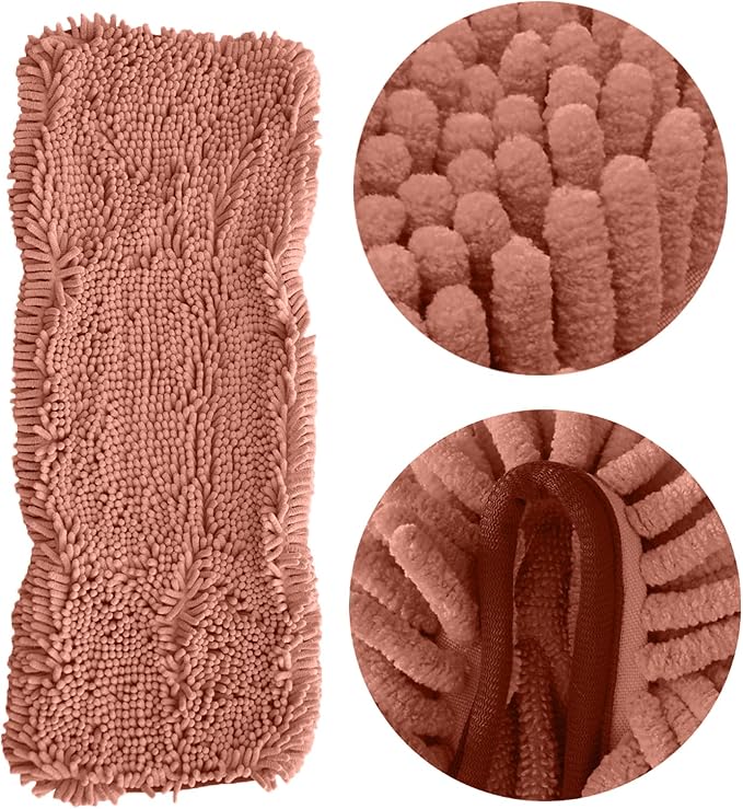 Furfox Absorbent Dog Towel, Microfiber Quick Drying Towel Machine Washable with Hand Pockets for Medium Large Dog 35 x 15'' (Brown)