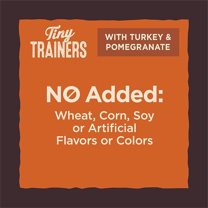 Wellness CORE Tiny Trainers Dog Treats, Natural, Training Treat, Grain Free, Turkey & Pomegranate (6 Ounce Bag)