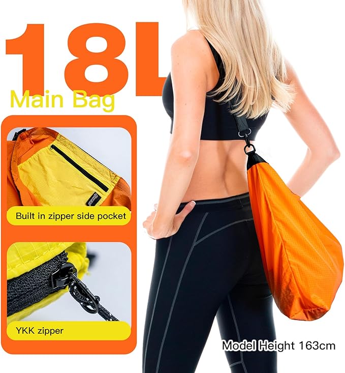 Lightweight Foldable Nylon Crossbody Bag,Stylish Compact Polyester Packable Totes