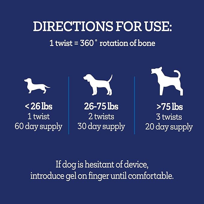 Twist + Lick Well Gel 8 in1 Supplement for Dogs 2.3 oz