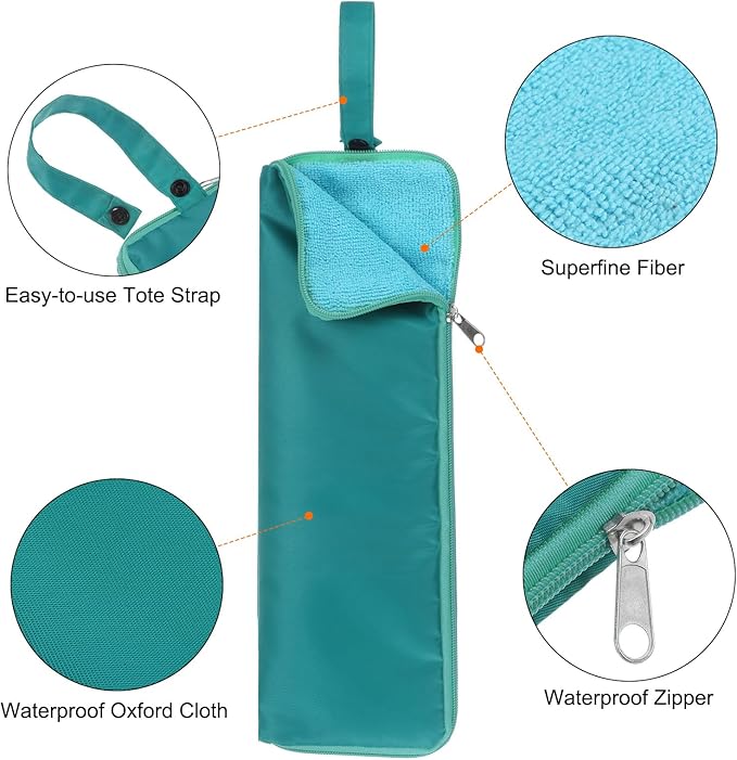 HARFINGTON Umbrellas Bag Carry Bag Portable Reversible Wet Umbrella Sleeve Folding Cover Waterproof Pouch Case for Storage Travel Home Outdoor