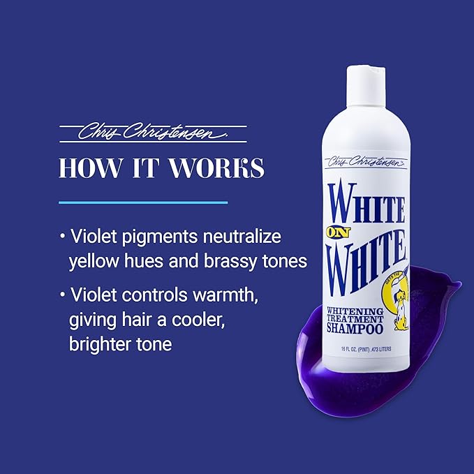 Chris Christensen White on White Whitening Treatment Dog Shampoo (1GAL)