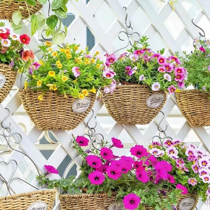14 Pcs Heavy Duty 4.7 Inches Extra Large S Shape Hooks Heavy-Duty Metal Hanging Hooks Apply Kitchenware Bathroom Utensils Plants Towels Gardening Multiple uses Tools (Silver)
