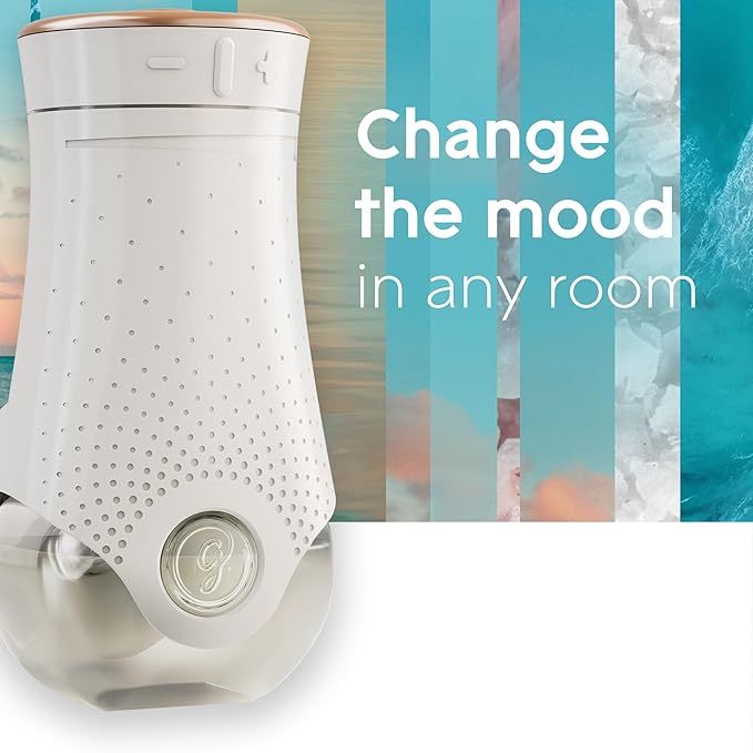 Glade PlugIns Refills Air Freshener, Sky & Sea Salt, Scented and Essential Oils for Home and Bathroom, 0.67 Fl Oz, 10 Count