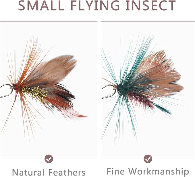 SONGWAY Cat Teaser Wand Toy - 10 Pieces Insect Cat Feather Toy Set with Retractable Wand and Feather Refills with Bell, Interactive Toys for Indoor Cats