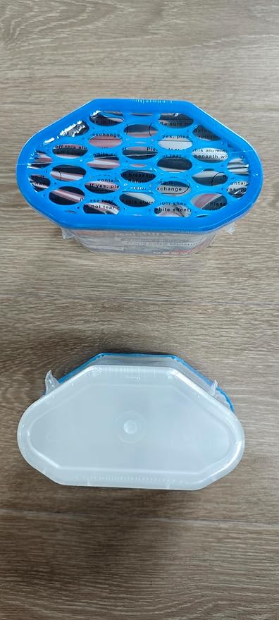 Vacplus Moisture Absorbers 12 Pack, 10.5 Oz, Humidity Absorber Boxes Attracts Extra Moisture from Your Bathroom, Closet, Kitchen, Dehumidifier for Closet (Ocean Scent), Light blue