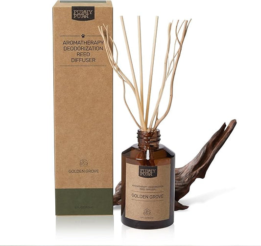 Pet-Safe Reed Diffuser - Gentle Fragrance for Pets, Long-Lasting Aroma, IFRA Certified | Alcohol & Preservative-Free