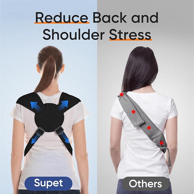Supet Dog Sling Carrier, Hands Free Adjustable Puppy Pouch Carrier, Soft Wearable Pet Front Bag for Dachshund & Teacup Dogs, Anti-Anxiety Chest Carrier with Back Pain Relief (Black, Regular)