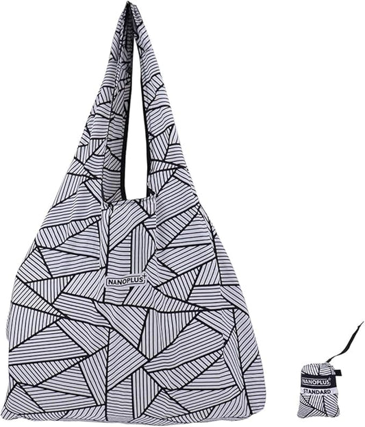 Compact Reusable Grocery Tote Bag – Lightweight, Foldable & Packable Shopping Bag for Travel