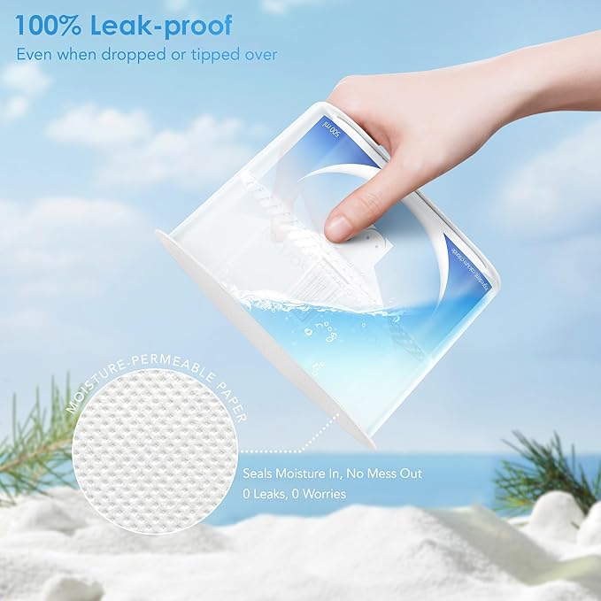 Moisture Absorbers 9 Pack, Fragrance-Free Closet Dehumidifier for Bathroom, Car ＆ Basement, 10.5 oz Refillable Humidity Absorber Boxes