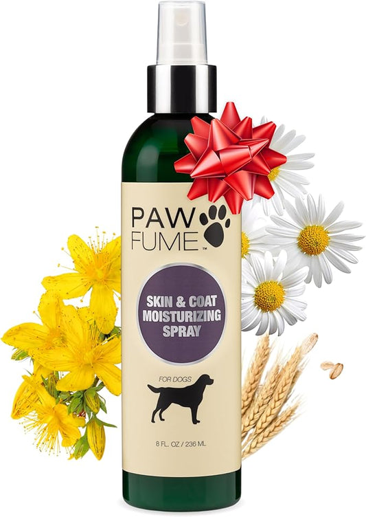 PAWFUME Skin & Coat Detangler Spray for Dogs, 1-Pack – Soothe Dry, Itchy Coats Quickly – Non-Toxic Chamomile & Oat Formula, Essential Fatty Acids & Vet-Certified – Dog Detangler Spray Dematting Care