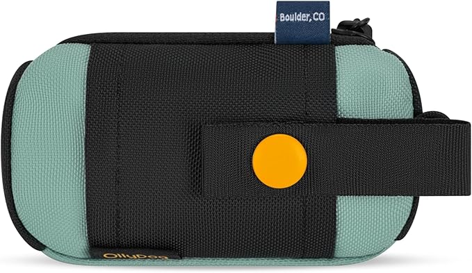 OllyDog Scoop Pick Up | Dog Poop Bag Holder | Lightweight & Water-Resistant Dispenser | Leash Attachment for Hands-Free Carry | Fits Standard Waste Bag Rolls (Surf)