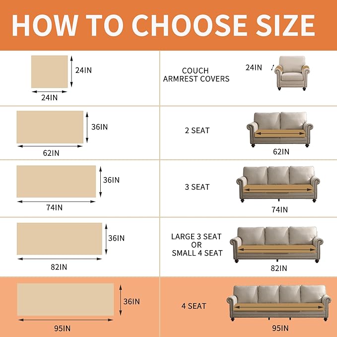 Waterproof Dog Bed Cover Non Slip Couch Covers for Dogs Washable Soft Faux Fur Sofa Cover Couch Covers for 3 Cushion Couch Sofa Pet Friendly (Off White)