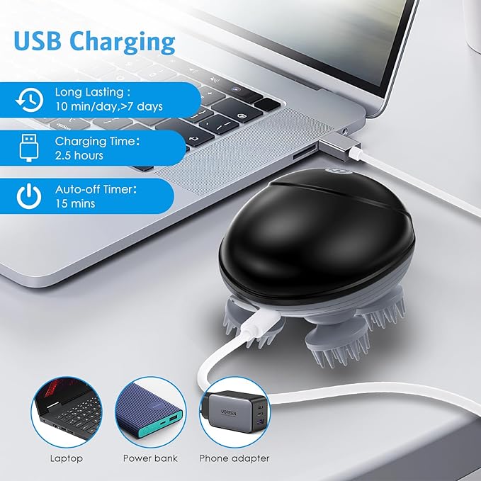 Upraded Handheld Cat Massager Dog, 4 Massage Heads, Cat Head and Back Scratcher, Electric Pet Massager for Dogs and Cats, for Relieving Tight Stiffness Muscles, Promote Bonding