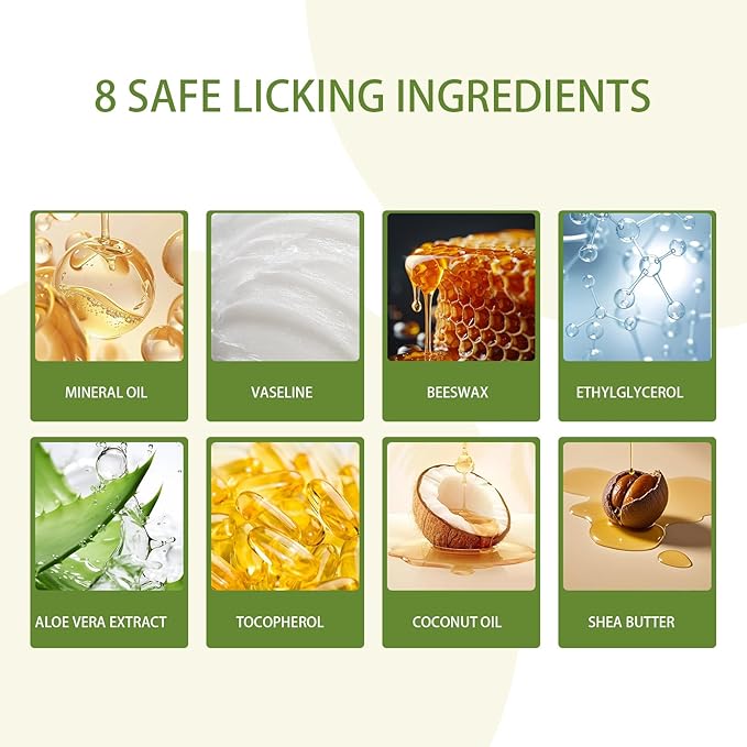 FlowFish [50 g/1.76 oz *2] Dog Paw Balm with Coconut Oil for Dogs and Cats, Dry Paw Pad Moisturizer & Essential Oils Safe for Dogs with Non-irritating Pet Care/Horse Hoof Care