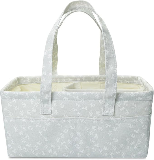 Mr. Pen- Baby Diaper Caddy Organizer, Patterned Gray, Nursery Storage Bin and Car Organizer for Diapers and Baby Wipes