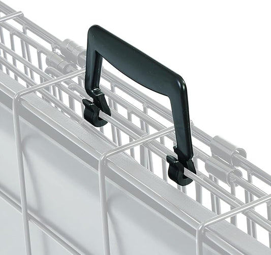 MidWest Homes for Pets Replacement Plastic Handle for Dog Fold and Carry Crate, Black, Handle-1