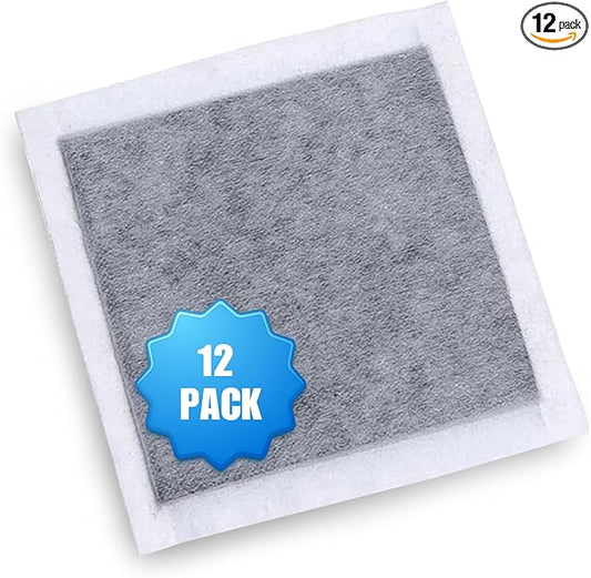 SMELLRID Activated Charcoal Odor Absorber Pads for Women and Men, Discreet Underwear and Shoe Odor Eliminator for Strong Odor, Home Use, Unscented 12 Pack